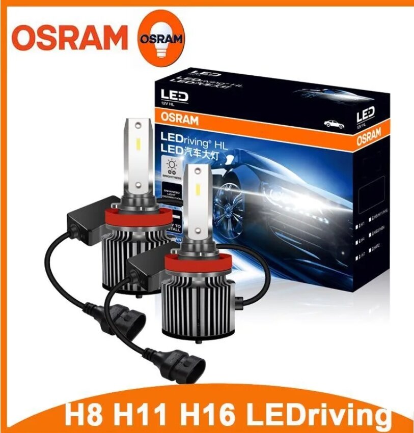 Светодиодная лампа Osram LEDriving HL H8/H11/H16 2шт D6211CW 25W 12V PGJ19-x