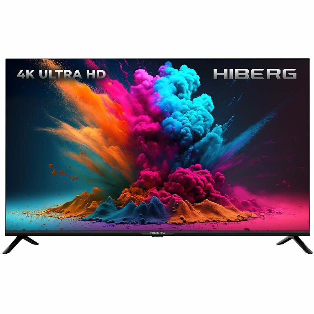 Телевизор HIBERG 43Y UHD-R Smart TV 43" (109 см), черный 4K UHD