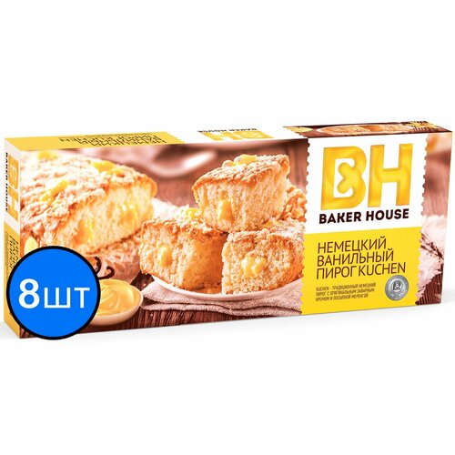 Пирог ванильный KUCHEN Baker House 350г х 8шт