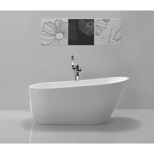 Ванна отдельностоящая BelBagno BB62-1700-W0 170x72 акриловая ванна belbagno bb402 1700 790 170х79 без гидромассажа