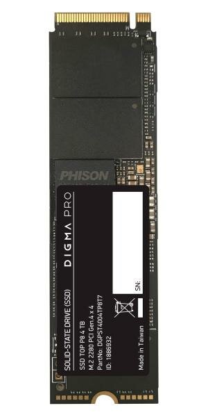 Твердотельный накопитель SSD M.2 4 Tb Digma Pro Top P8 Read 7300Mb/s Write 7000Mb/s TLC DGPST4004TP8T7