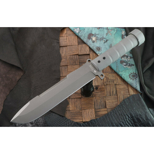 фото Нож выживания kizlyar supreme survivalist x, сталь d2, tw, рукоять алюминий, наз
