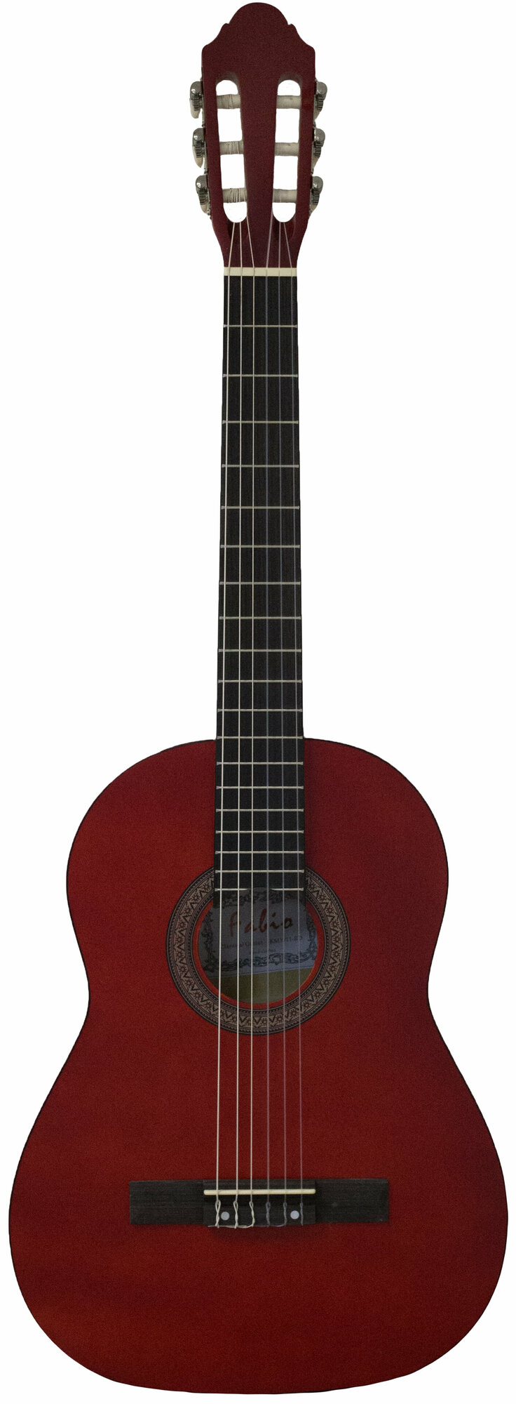 Классическая гитара Fabio KM3911 RDS, матовая ,39 дюймов, анкер, красная