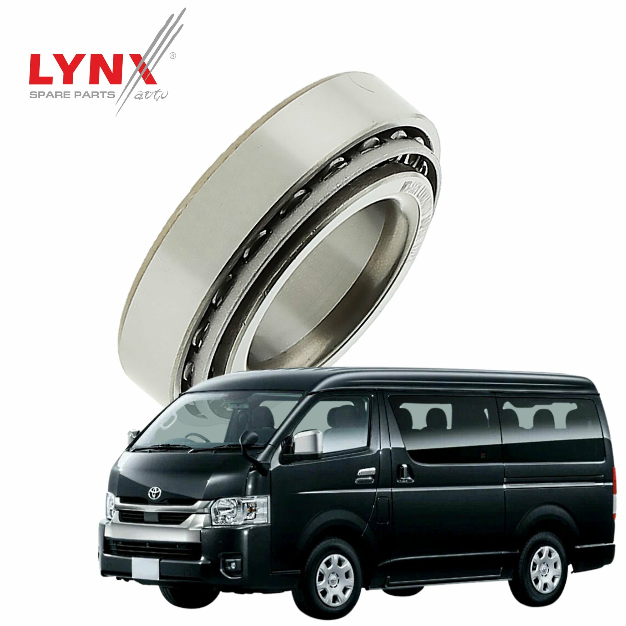 Подшипник ступицы Toyota Hiace (5) / Тойота Хайс 2004 2005 2006 2007 2008 2009 2010 2011 2012 2013 2014 2015 2016 2017 2018 2019 2020 2021 2022 / передний 1 шт LYNXauto