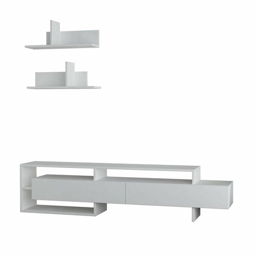 ТВ LaRedoute ТВ тумба GARA TV UNIT WHITE единый размер белый