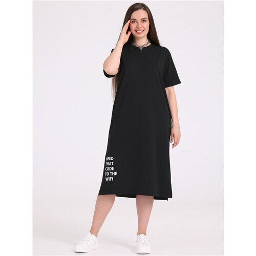 Платье Апрель, размер 112-164, черный туника апрель размер 112 164 серый черный