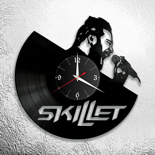 Часы из виниловой пластинки Skillet