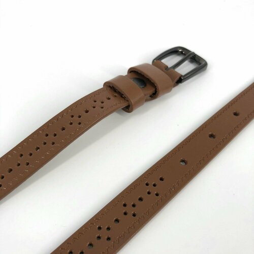 фото Ремень , размер 110, коричневый нет бренда