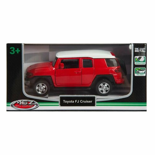 Машина MSZ 1:43 Toyota FJ Cruiser Красная 67312