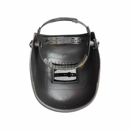 фото Маска россия сварщика щиток электросварочный ЕПК евромаска 110х90 с наголовником 20/уп юнона (1шт) (72545)