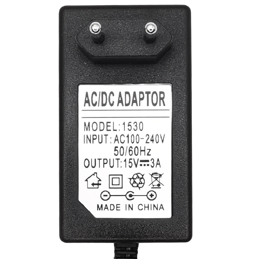 15 V 3 A AC-DC Adapter Сетевой блок питания  цифрового тв приставки антенны напольной акустики колонки адаптер светодиодной ленты екер 55x25