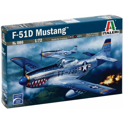 0086-Ital Истребель F-51D Mustang (1/72)