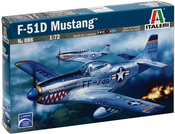 0086-Ital Истребель F-51D Mustang (1/72)