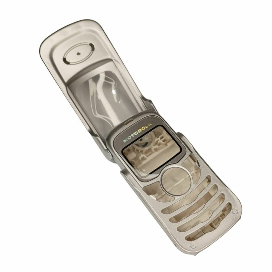 Корпус для Motorola E380 (Цвет: серебро)
