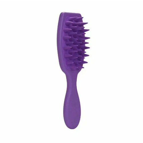 Силиконовая массажная щетка для волос и мытья головы расческа массажная для волос antistatic антистатик щетка для волос