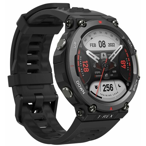 Умные часы Amazfit T-Rex 2 GPS, угольно черные