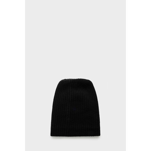 Шапка alpe cashmere 02-cap-21-133 двойная полуфанг удлиненная, цвет черный для женщин цвет черный