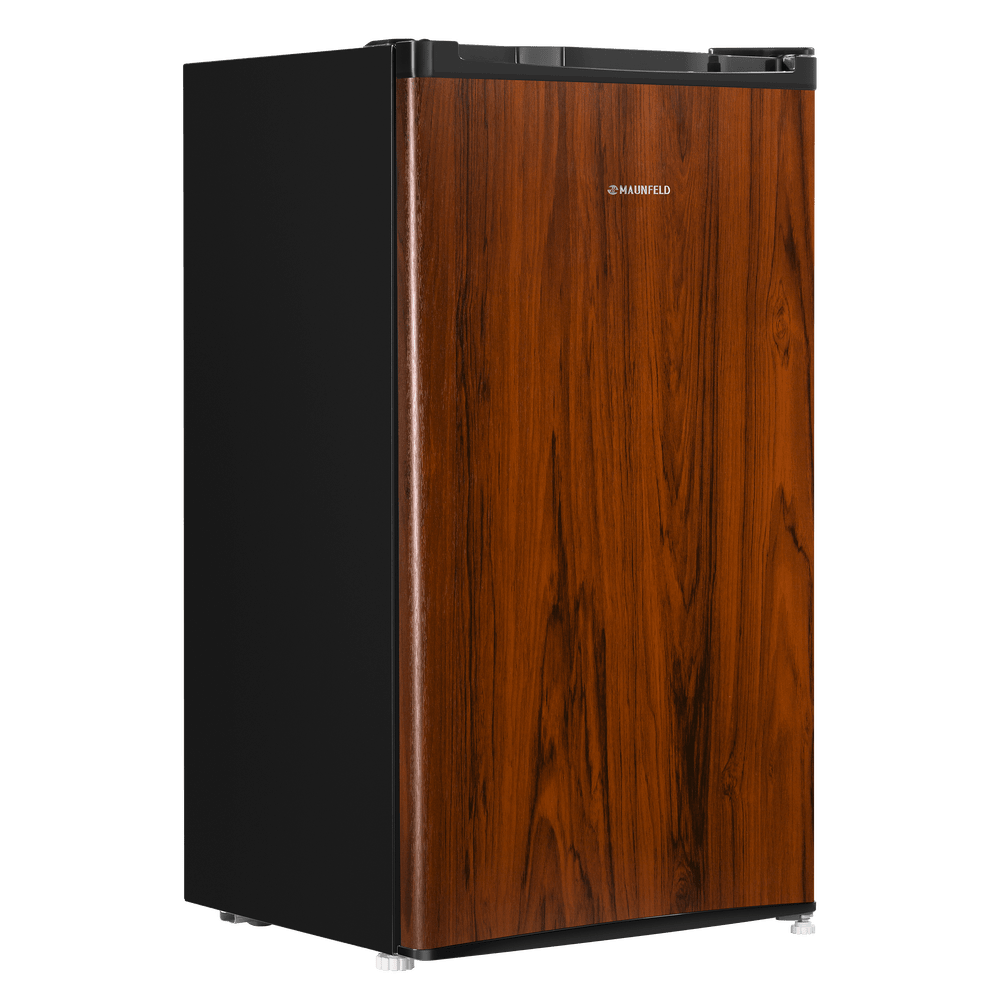 Холодильник однокамерный MAUNFELD MFF83WD DeFrost, дерево/черный - фотография № 5