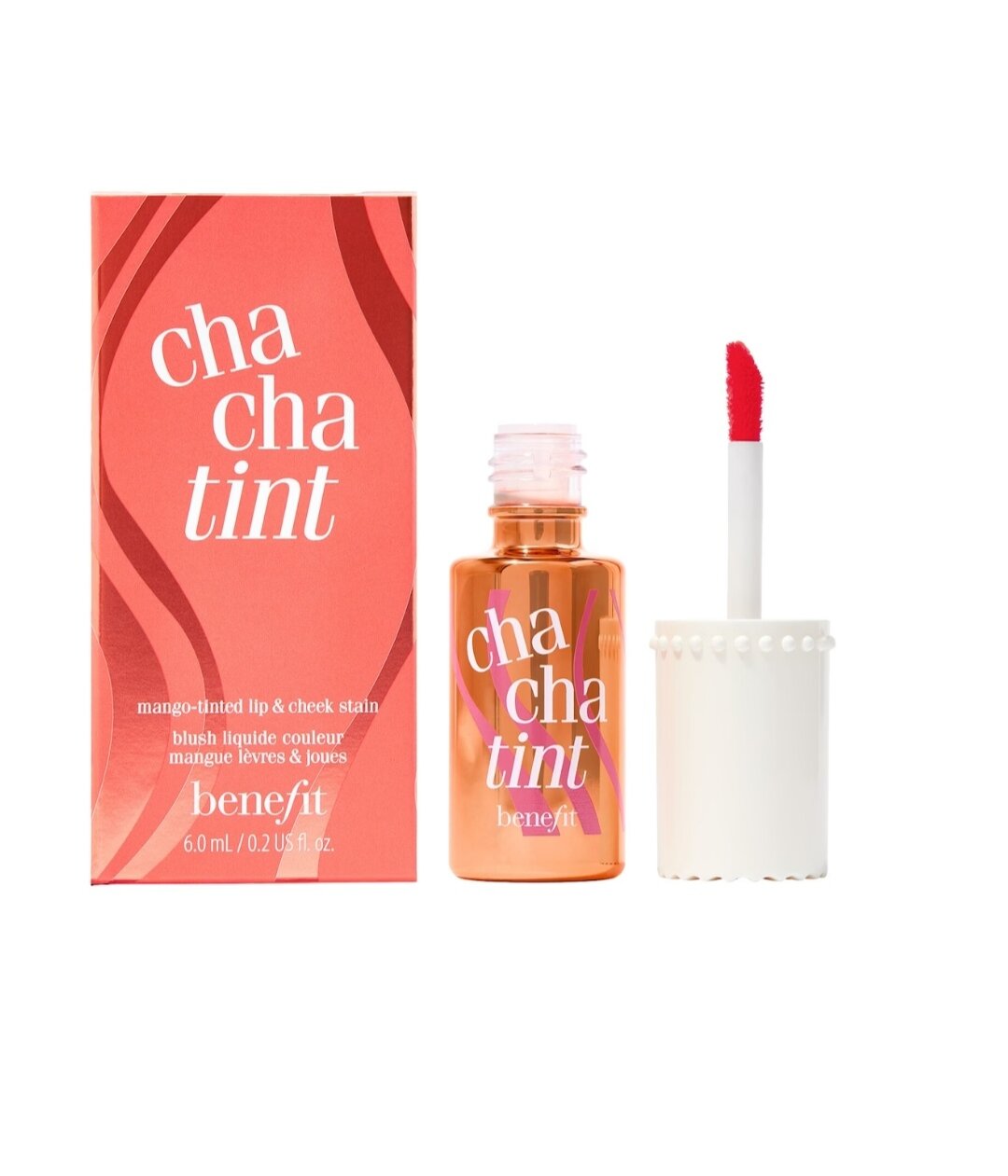 Benefit Жидкий пигмент для губ и щек, Chacha Tint