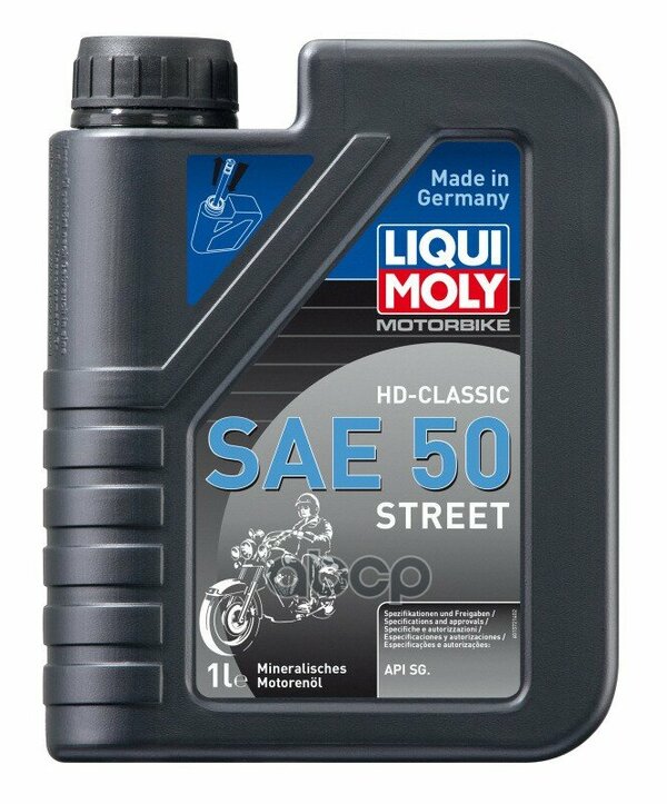 Liquimoly Racing Hd-Classic Sae 50 4T (1L)_Мин. масло Мотор! Д/Мотоцapi Sg/Sh LIQUI MOLY арт. 1572