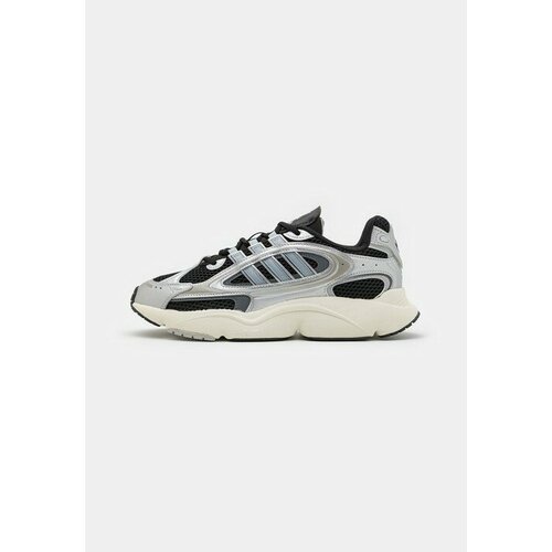 Кроссовки adidas Ozmillen, размер 46 2/3, черный, серый кроссовки adidas ozmillen размер eu 37 1 3 серый бежевый