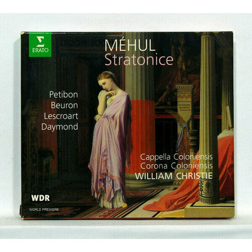 AUDIO CD MEhul - Stratonice, opera comique in one act (1792) / Petibon, Beuron, Lescroart, Daymond, Corona & Cappella Coloniensis, Christie. 1 CD