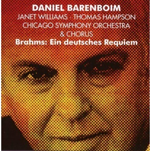 AUDIO CD Brahms: Ein Deutsches Requiem / Barenboim, Chicago SO. 1 CD audio cd hannibal african portraits daniel barenboim chicago so