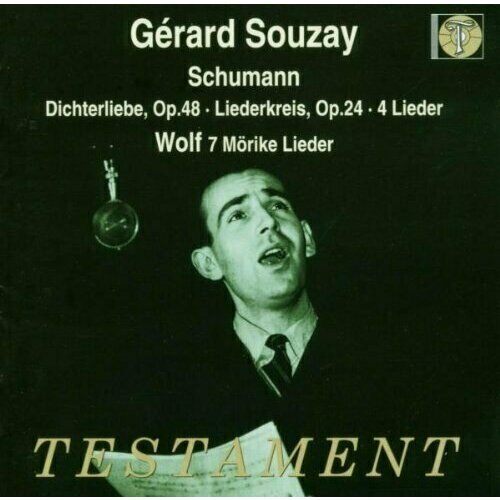 AUDIO CD SCHUMANN Lieder Recital WOLF 7 Morike Lieder. 1 CD audio cd bjorling sing lieder and song 1939 1952