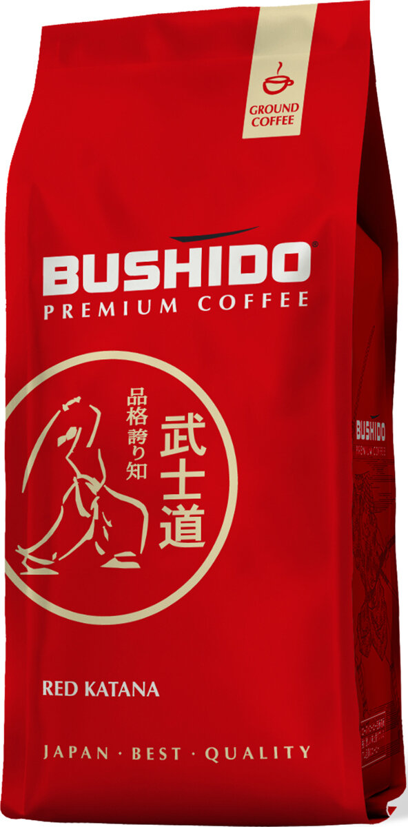 Премиум кофе BUSHIDO Red Katana, молотый, 227 г
