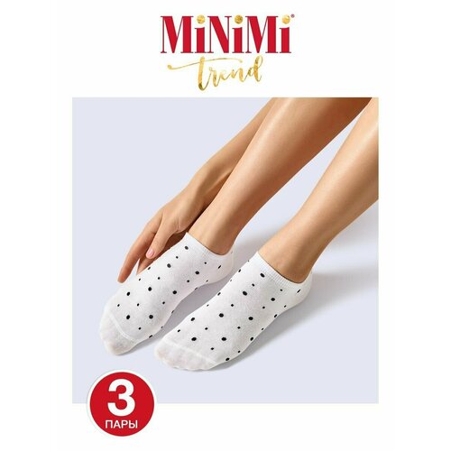 Носки MiNiMi, 3 пары, размер 39-41 (25-27), белый носки minimi 3 пары размер 39 41 25 27 белый
