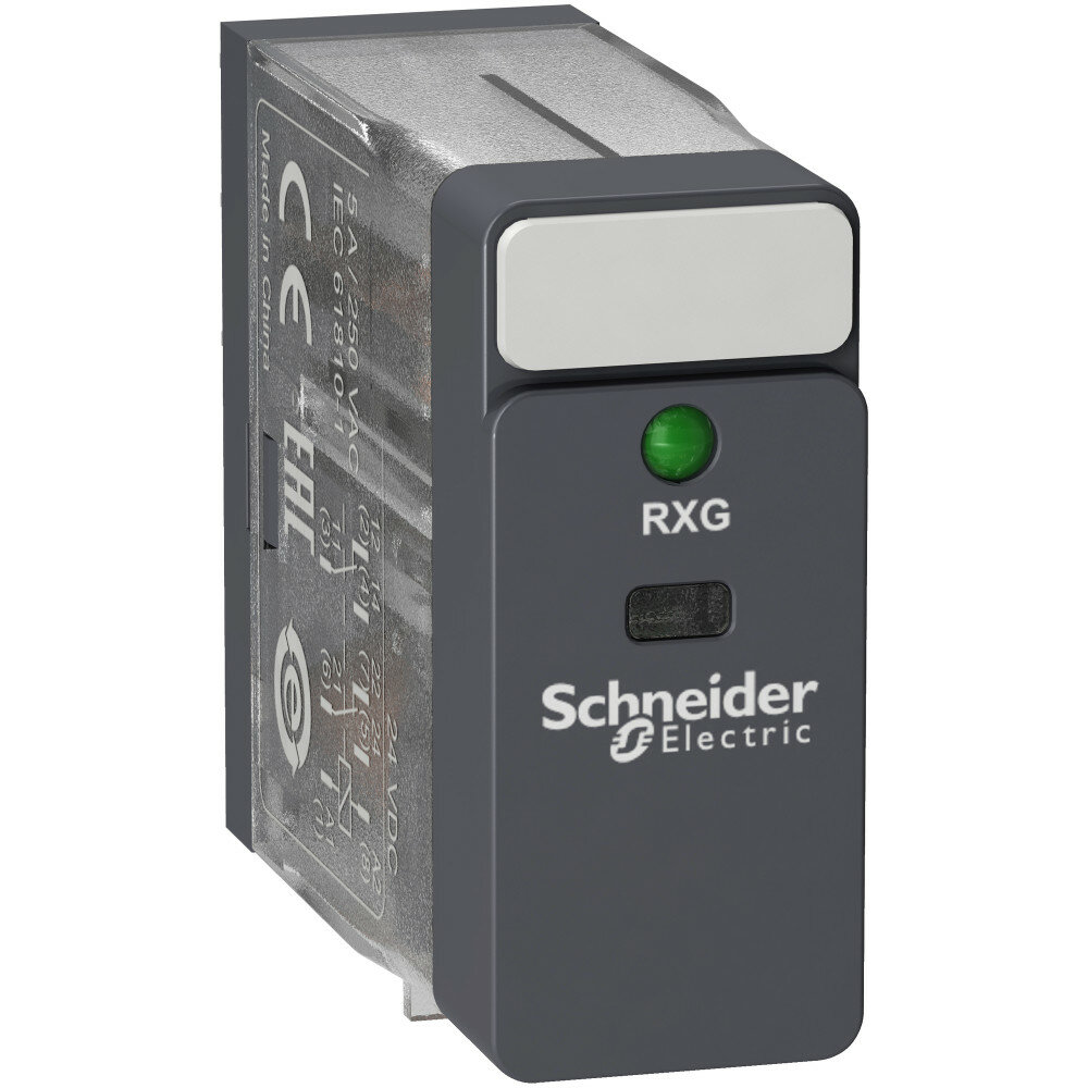 фото Schneider Electric реле промежут, 5А, 2С/О, =24В, LED