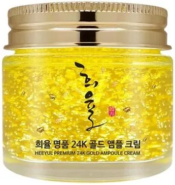 Крем для лица ампульный омолаживающий с экстрактом золота Lebelage Heeyul Premium 24K Gold Ampoule Cream, 70 мл