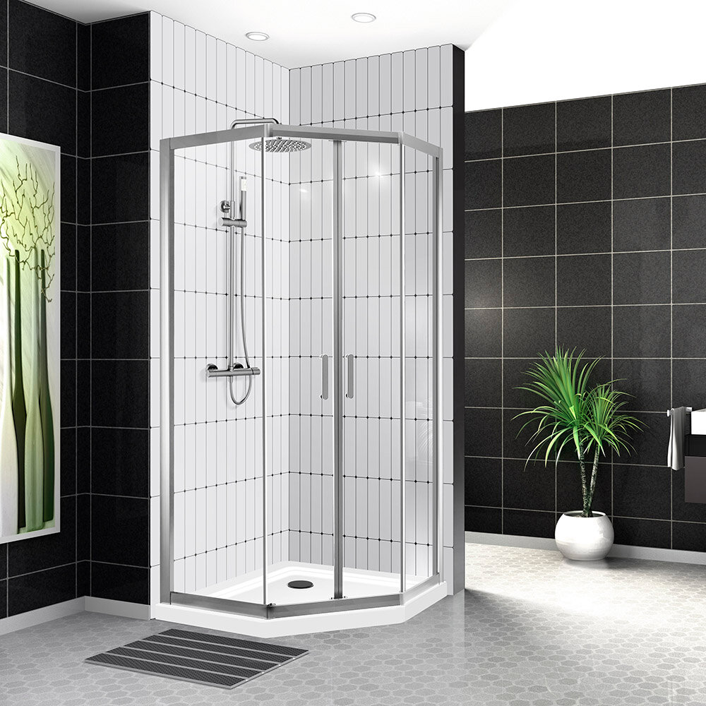 Душевой уголок BelBagno UNO-195-PH-2-120/90-C-Cr