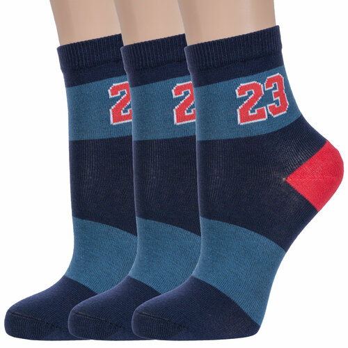 фото Носки красная ветка 3 пары, размер 14-16, синий