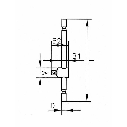 Вороток т образный 38 200ММ 1350₽