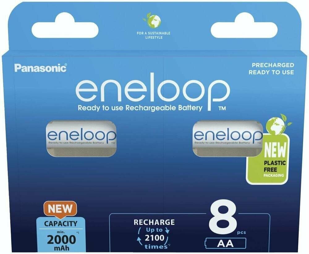 Аккумулятор Panasonic Eneloop BK-3MCDE/8BE 2000 mAh 8шт AA