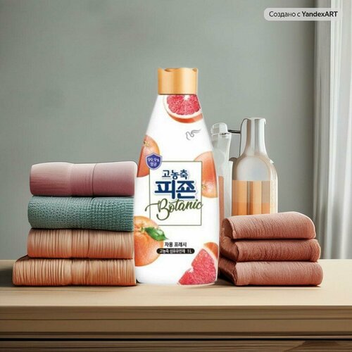 Кондиционер Rich Perfume Botanic для белья с ароматом спелого грейпфрута, 1 литр