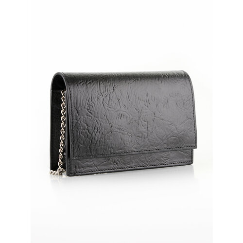 фото Сумка клатч franchesco mariscotti 140391, фактура рельефная, черный