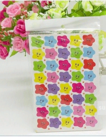 Набор наклеек Пилот "Звездочки" 15.8x11.5см, бумага, поощрительный, 400шт — фото 1