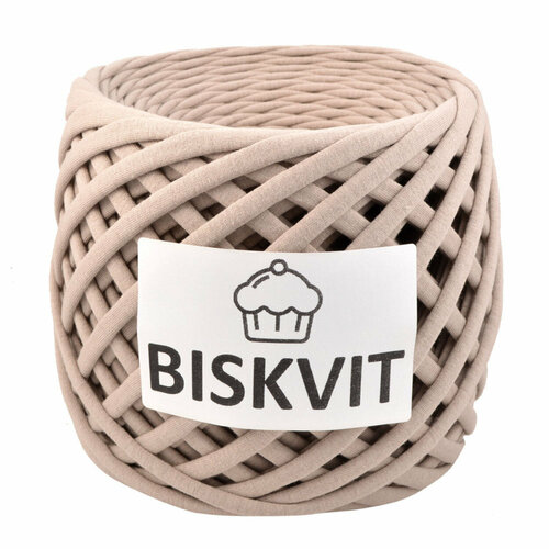 Пряжа Biskvit, 330г, 100м, 100%хлопок, (Какао) (1 шт.)