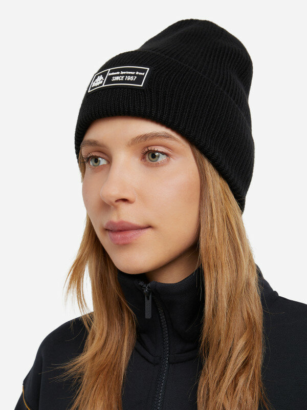 Шапка бини Kappa черный 