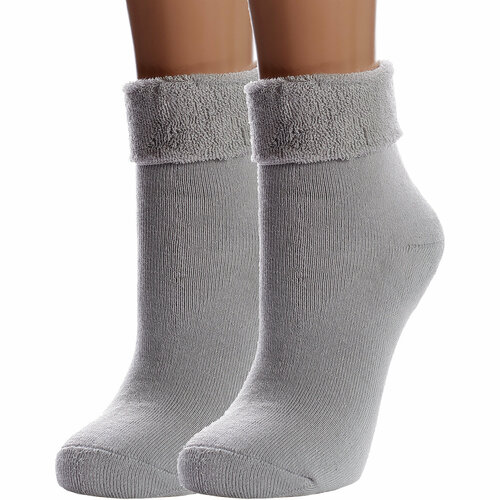 Носки PARA socks, 2 пары, размер 25, серый