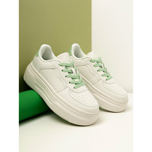 фото Кроссовки baasploa, полнота r, размер 40, зеленый, бежевый