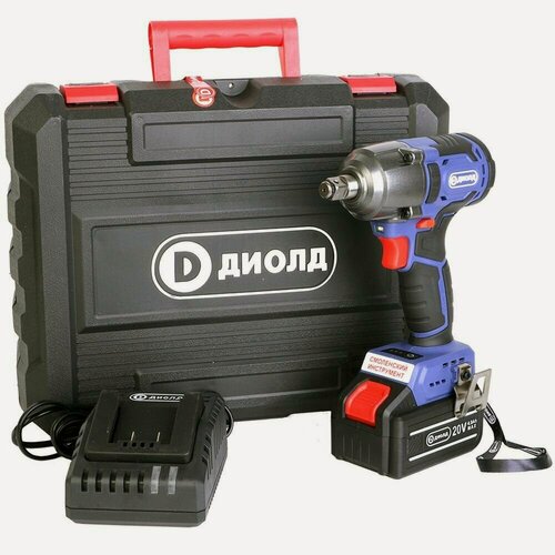 Изображение товара Гайковерт-шуруповерт ударный аккумуляторный ГЭА-20ЛИ-01 (с батареей и ЗУ в кейсе), 3300 об/мин
