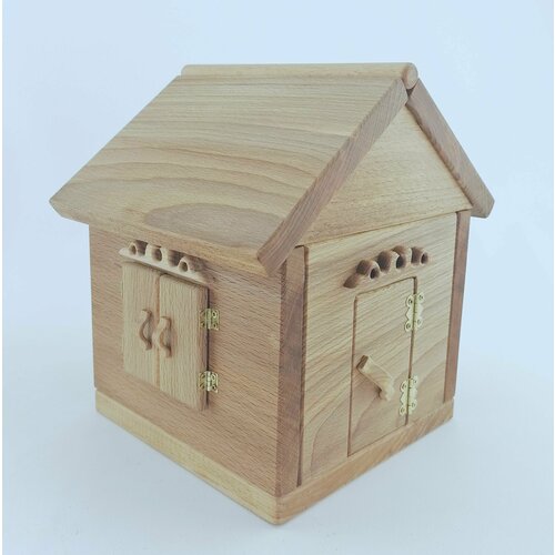 фото Дом пряничный мини/кукольный домик из дерева нет бренда