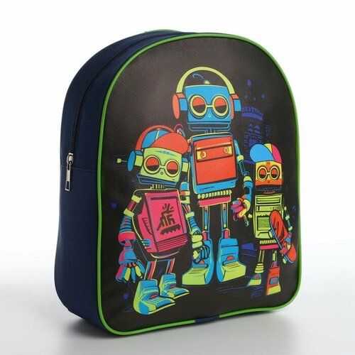 Рюкзак детский текстильный Роботы,28*24,5*8 см рюкзак детский transformers роботы машинки