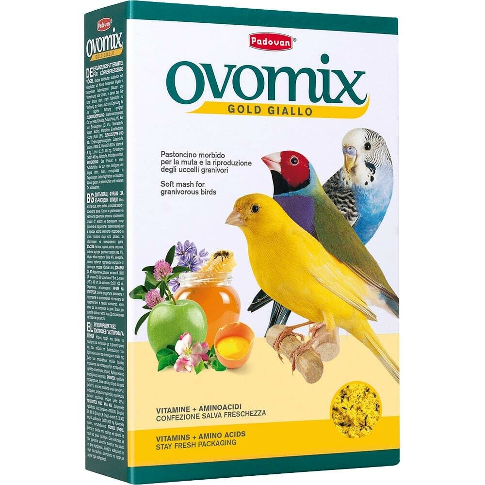 Корм для декоративных птиц дополнительный PADOVAN OVOMIX GOLD giallo (1 кг)