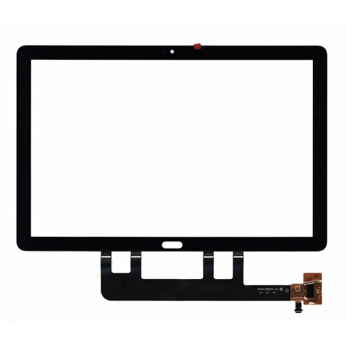 Сенсорное стекло (тачскрин) для Huawei MediaPad M5 Lite 10 черное case for huawei mediapad t3 8 0 t3 10 9 6 t5 10 10 1 m5 lite 10 1 m5 10 8 fashionable leather stand tablet cover