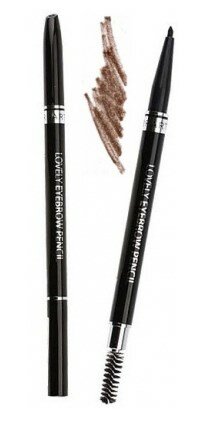 TONYMOLY LOVELY EYEBROW PENCIL 5-6 LATTE BROWN Карандаш для бровей 0.1г