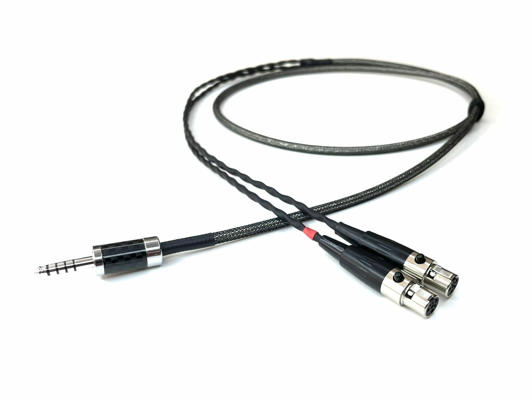 Балансный авторский кабель 1м для Audeze Kennerton Aeon Odin и др. с Jack 4,4mm Pentacon